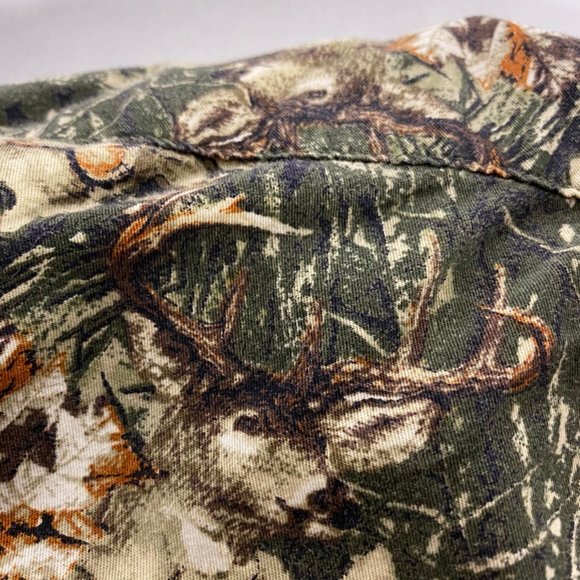 Deer and Forest Scene Camo Button Up - Picture 2 of 5